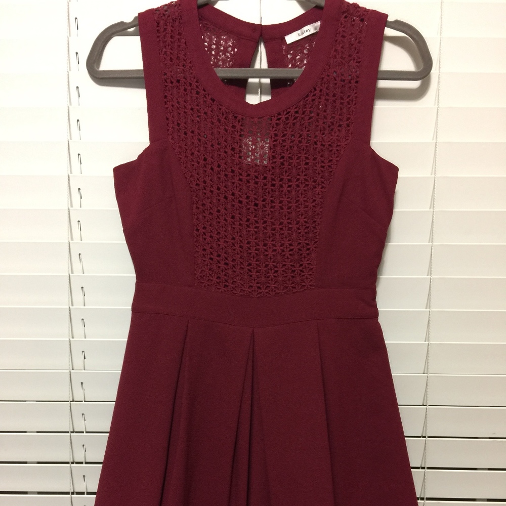 Burgundy Dress